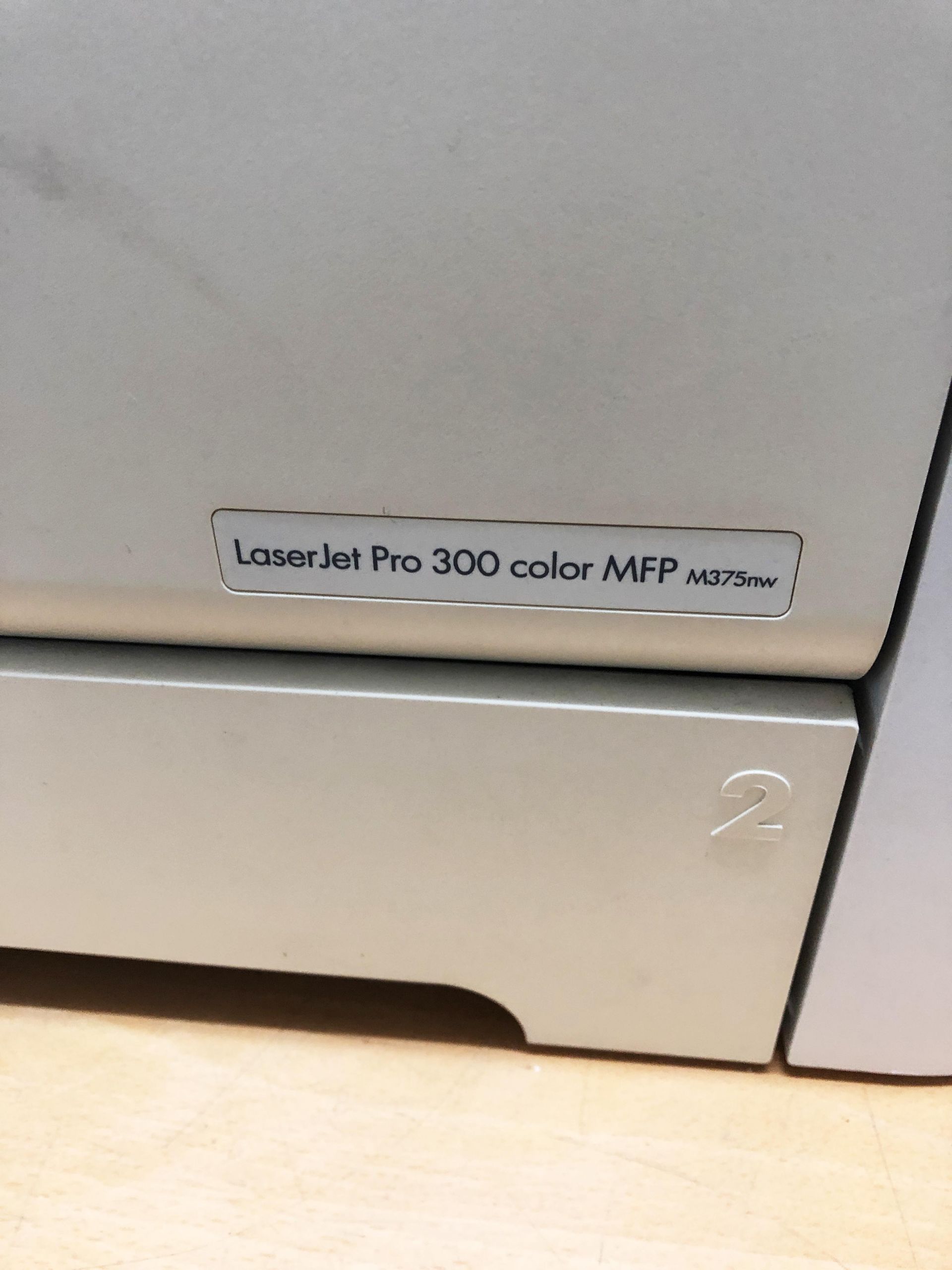 20190212 HP MFP M375nw 雷射印表進紙故障