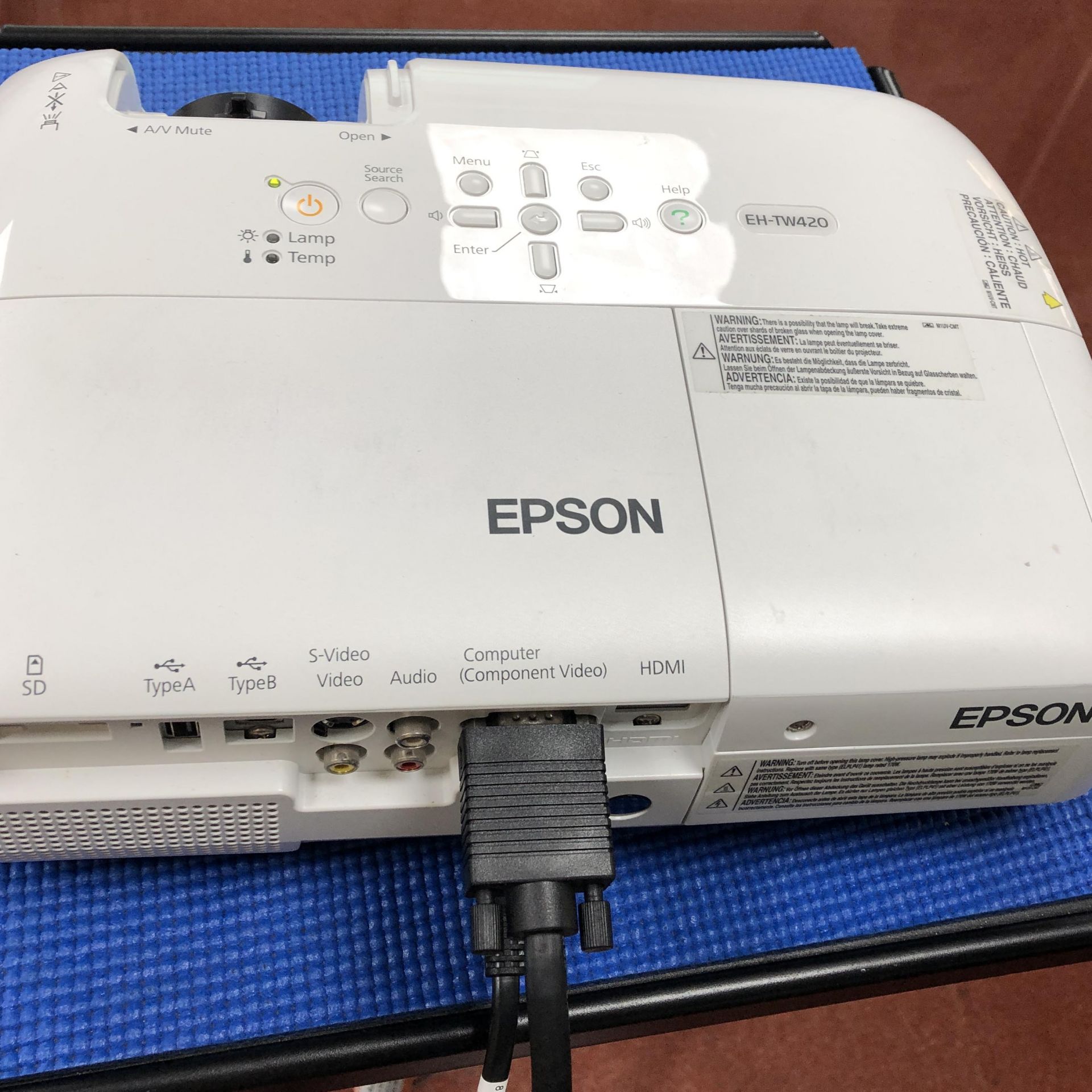 20220328 EPSON EH-TW420 投影機更換燈泡