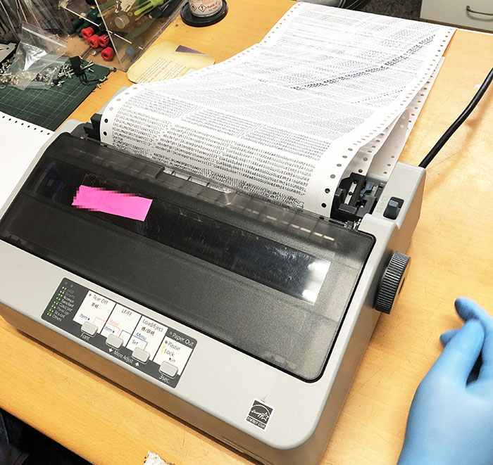 EPSON LQ-310 小型印表機維修｜列印不清楚、色帶勾破卡紙故障修復案例